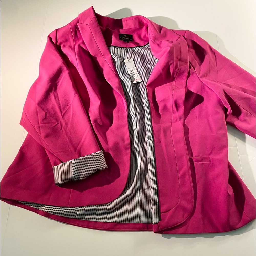 Pink Worthington Blazer NWT